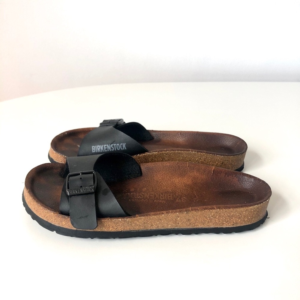 Birkenstock Black Madrid Birko-Flor Sandal